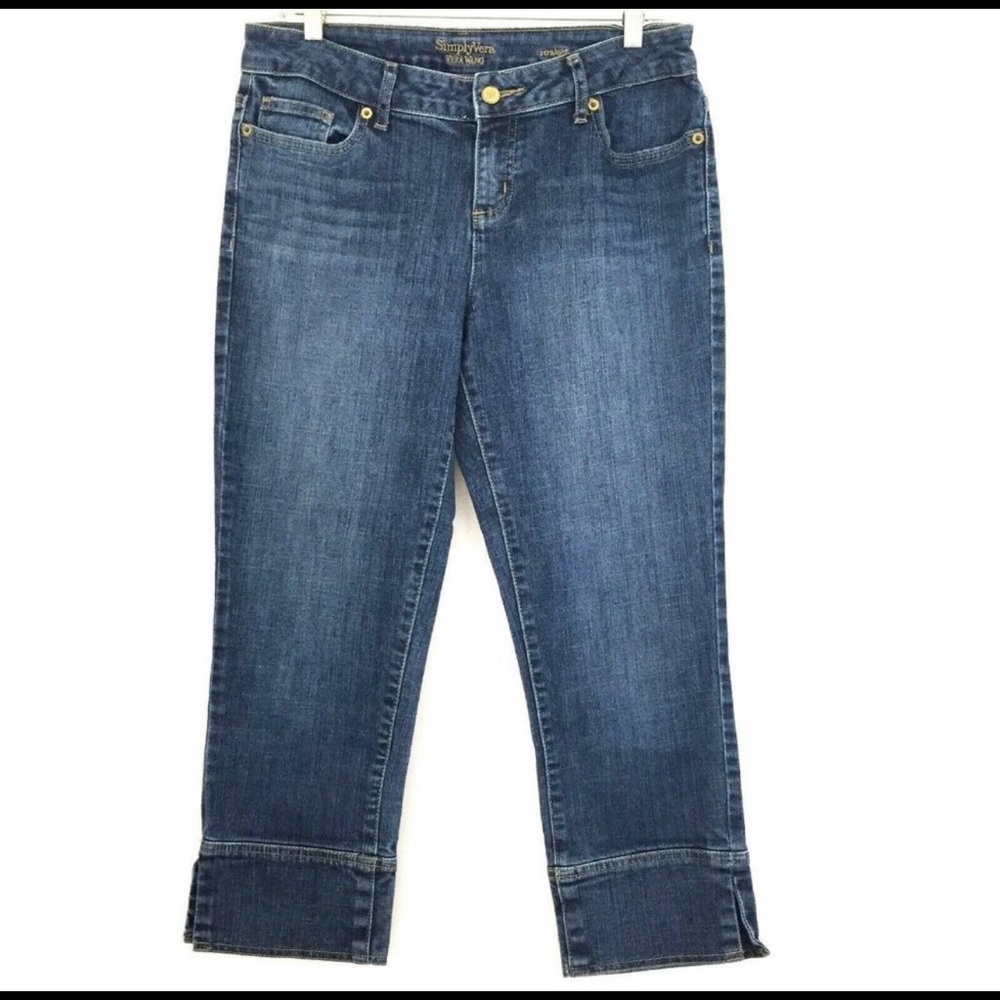 Simply Vera Wang Cropped Jeans